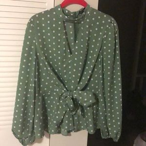 Polka dotted Blouse